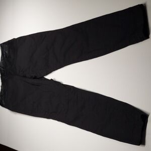 J. Crew Black Dannie Jeans with Faux Leather Top Size 8